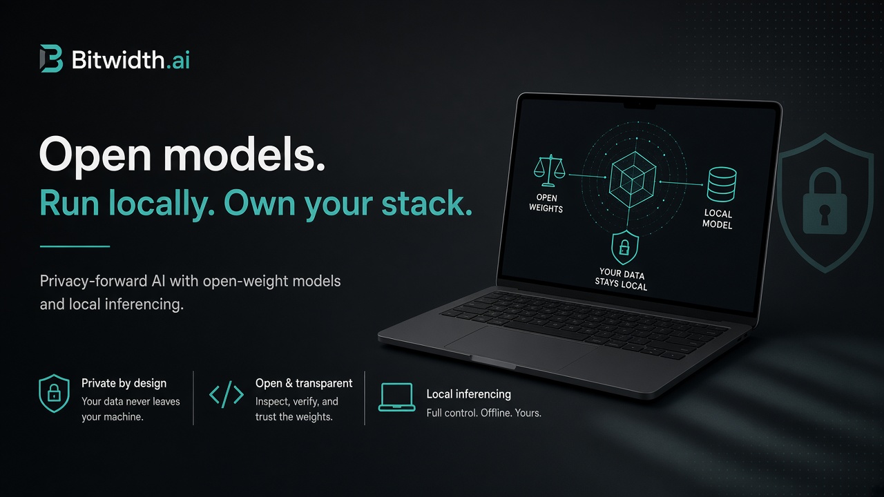 Open-source models and local inferencing