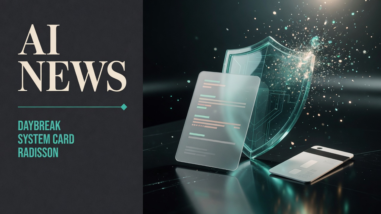 AI News digest — Daybreak, System card, Radisson