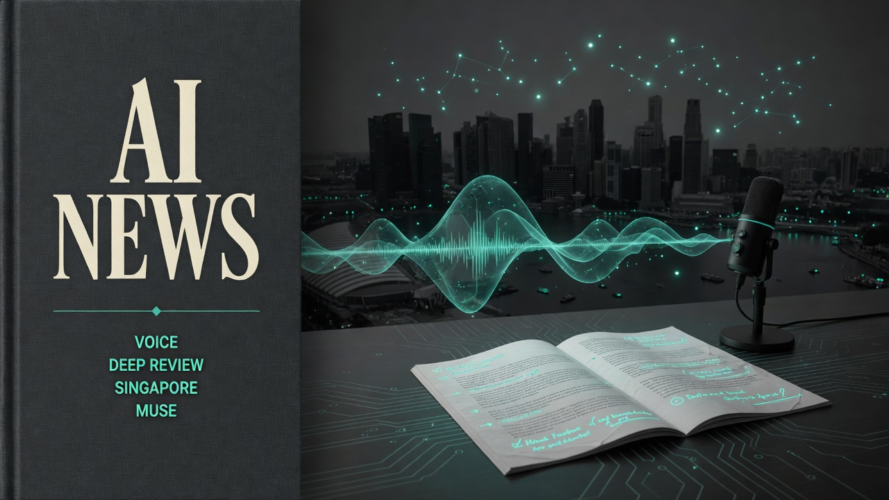 AI News digest — Voice, Deep Review, Singapore, Muse