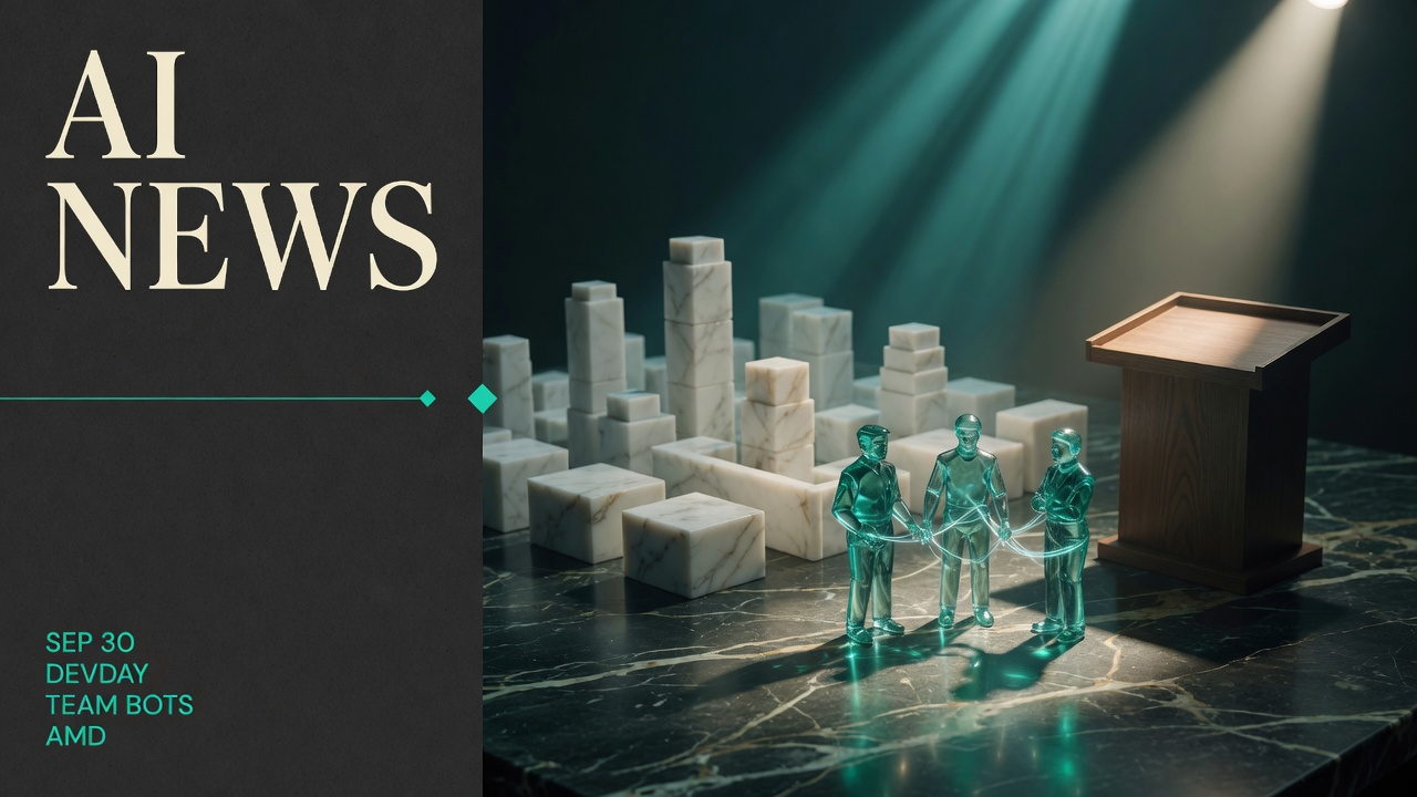 AI News digest — DevDay, Team Bots, AMD