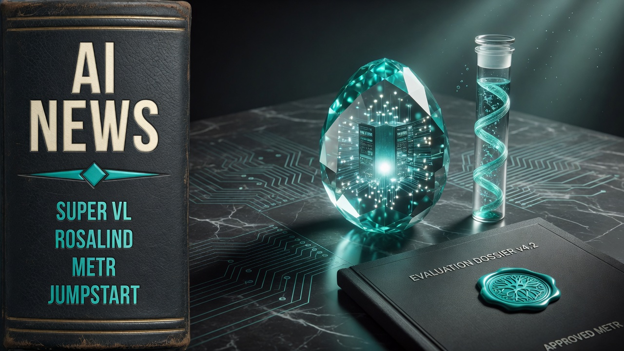 AI News digest — Super VL, Rosalind, METR, JumpStart